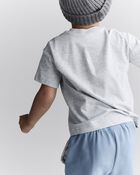 Toddler Short-Sleeve Relaxed Tee - Heather Grey , image 4 of 6 slides