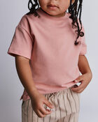 Toddler Elevated Relaxed Tee - Light Pink, image 3 of 5 slides