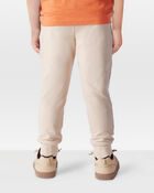 Toddler Boy Pull-On Drawstring Joggers - Khaki, image 4 of 6 slides