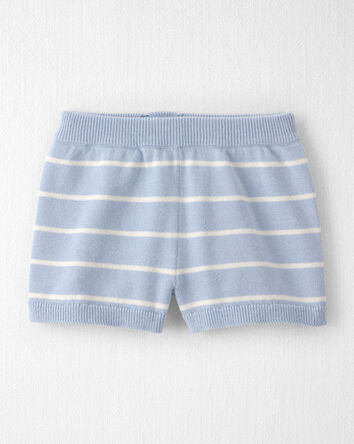 Baby Boy 2-Piece Organic Cotton Top & Short Set in Stripes, 