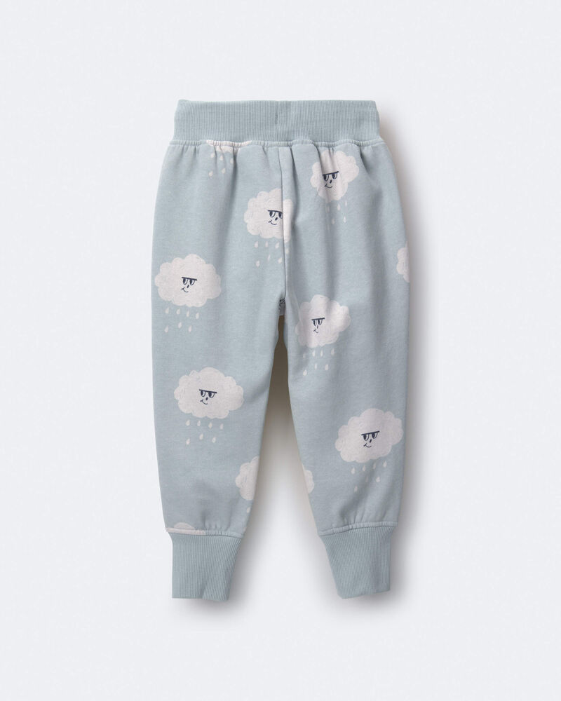 Toddler City Park&trade; Jogger Pant in Rain Cloud Print - Pale Blue, image 6 of 7 slides