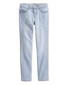 Kid Light Blue Ice Wash Skinny-Leg Jeans, image 1 of 4 slides