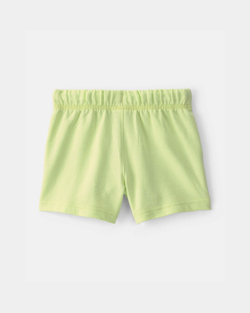 Baby Boy French Terry Shorts - Green, image 2 of 4 slides