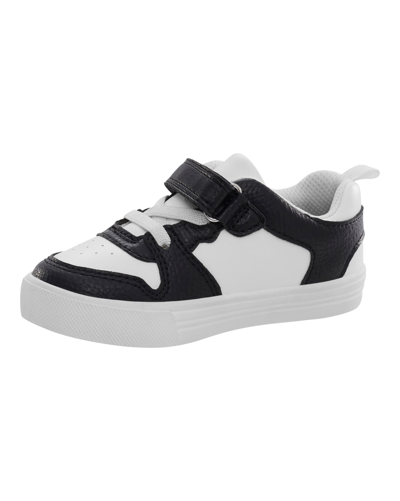Toddler Boy Easy-On Casual Sneakers - Black/White, image 6 of 6 slides