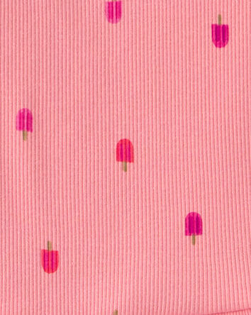 Toddler Girl 2-Piece Popsicle Tank Top & Short Set - Pink, 