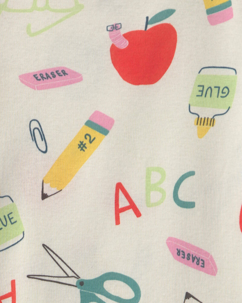 Kids 2-Piece School Pajama Set, image 2 of 3 slides
