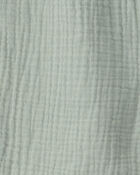 Boys 2-Piece Organic Cotton Gauze Top & Short Set, image 4 of 5 slides