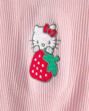 Toddler Girl 2-Piece Hello Kitty&reg; Strawberry Top & Skort Set - Pink/Green, 