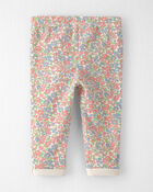 Baby Girl 2-Pack Organic Cotton Rib Leggings , image 2 of 6 slides