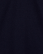Girls Piqu&eacute; Polo Shirt - Navy, image 2 of 3 slides