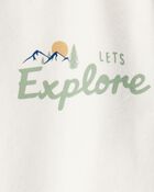 Baby Girl Organic Cotton Let's Explore Long-Sleeve Tee, image 4 of 6 slides