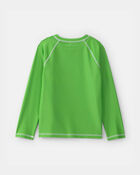 Boys 2-Piece Minecraft&reg; Rashguard & Swim Trunk Set - Green, image 3 of 7 slides