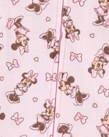 Baby Disney&copy; Minnie Mouse Snug Fit Cotton Footie 1-Piece Pajamas - Pink, 
