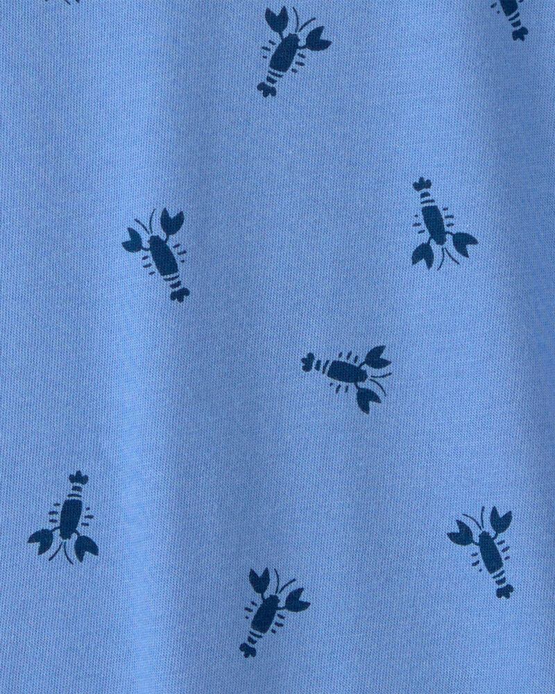 Toddler Lobster T-Shirt - Blue, image 2 of 3 slides