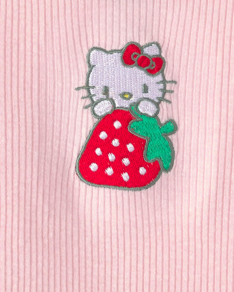 Baby Girl 2-Piece Hello Kitty&reg; Top & Skort Set - Pink/Green, image 5 of 6 slides