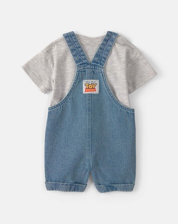 Baby Boy 2-Piece Pixar&copy; Toy Story Denim Jumpsuit , 