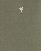 Baby Boy 3-Piece Palm Tree Outfit Set - White/Green, image 4 of 11 slides