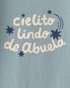 Baby 'Cielito Lindo De Abuela' Long-Sleeve Graphic Bodysuit - Blue, image 2 of 3 slides