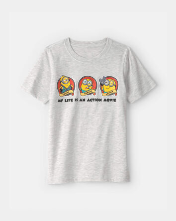 Kids Despicable Me Minions Graphic Tee - Grey, 