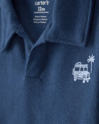 Baby Boy 2-Piece Car Top & Short Set - Blue, image 3 of 6 slides