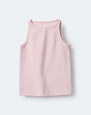 Toddler Girl Ribbed Playtime Tank Top - Pink, 