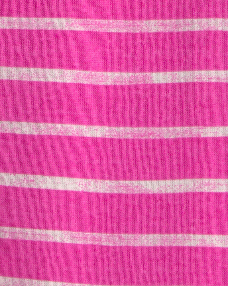 Toddler Girl Fruit 100% Cotton 6-Piece Pajama Sets - Pink/Purple, image 5 of 6 slides