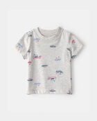 Baby Boy 2-Piece Boat Romper Set - Blue/Grey, image 3 of 6 slides
