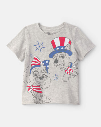 Toddler Paw Patrol&reg; Fourth Of July Graphic Tee - Grey, 