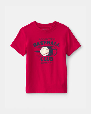 Toddler Boy 'Baseball Club' Graphic Tee - Red, 