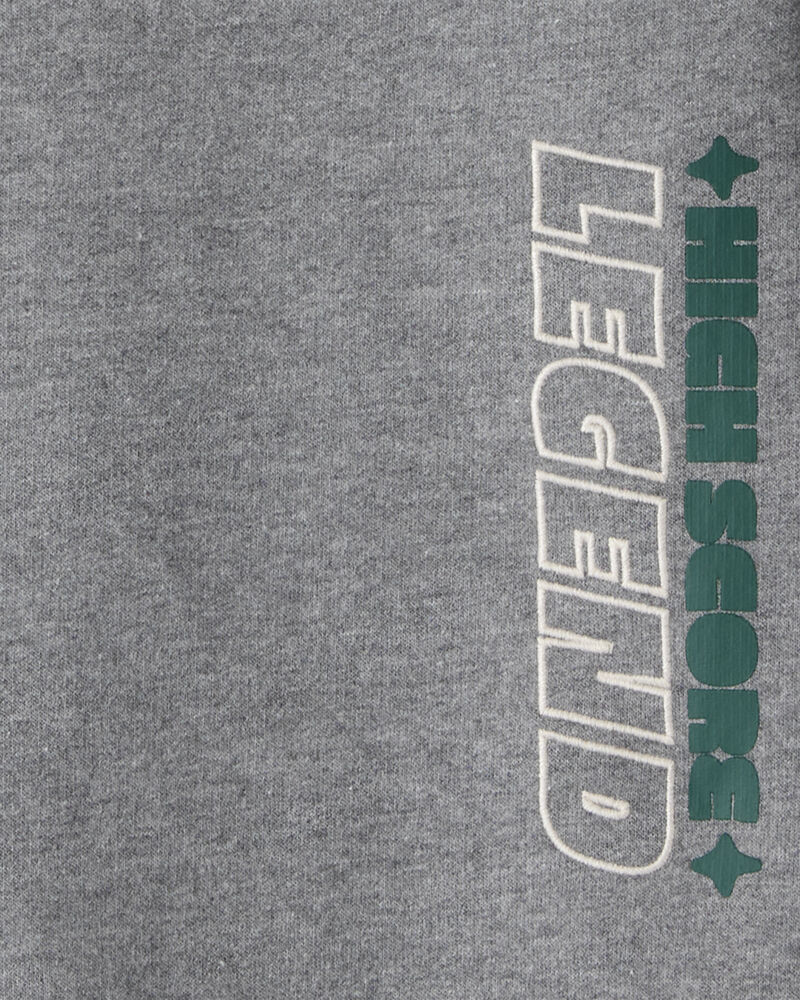 Boys DayDream Fleece Gaming Pullover Sweatshirt - Grey, image 2 of 3 slides