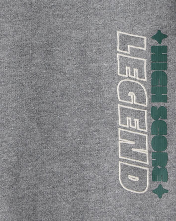 Boys DayDream Fleece Gaming Pullover Sweatshirt - Grey, 