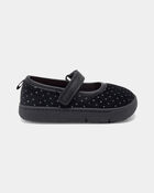 Baby Girl Every Step&reg; First Walker Dress Shoes - Black, image 2 of 6 slides