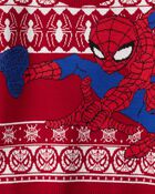 Boys &copy;Marvel Spider-Man Long-Sleeve Sweater - Red, image 2 of 2 slides