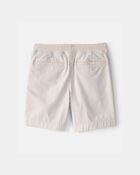Boys 2-Piece Button-Down Shirt & Short Set - Brown/White, image 5 of 6 slides