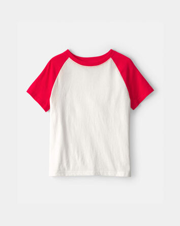Kids Colorblock T-Shirt - Red/White, 
