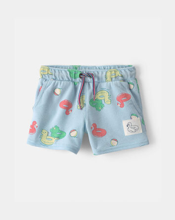 Baby Boy Pool Floatie Pull-On Shorts - Blue, 