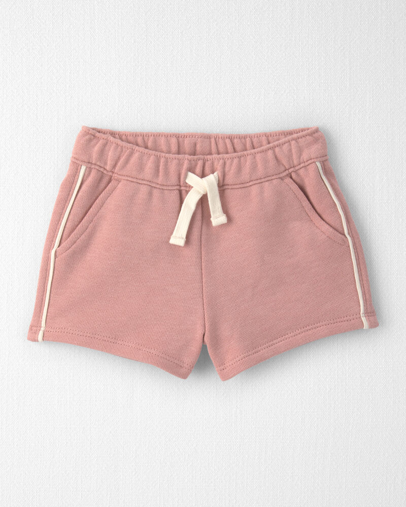 Baby Girl 2-Piece Organic Cotton French Terry Pullover & Short Set, image 2 of 5 slides
