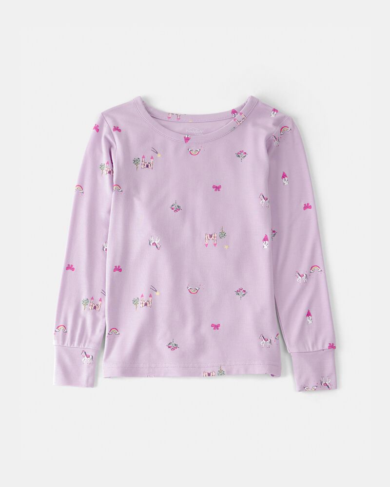 Toddler Girl Fairytale PurelySoft 2-Piece Pajama Set - Purple, image 2 of 7 slides