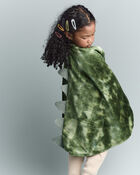 Toddler Believe In Dragons Dress Up Cape - Green, image 1 of 10 slides