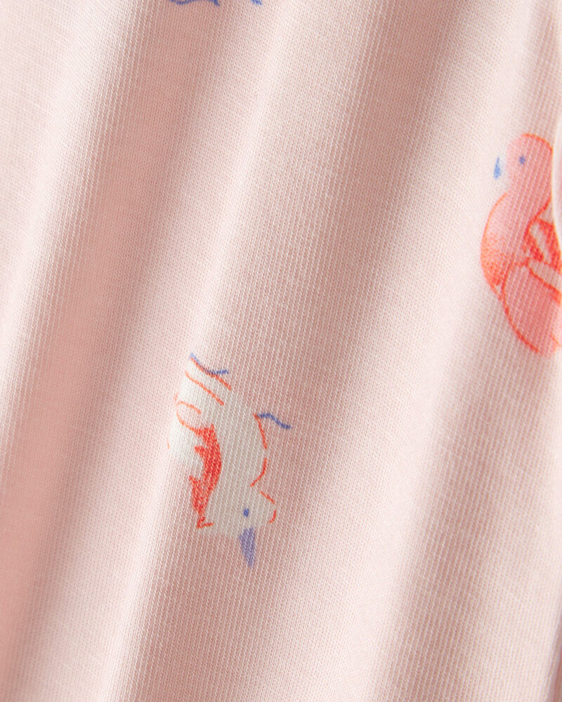 Baby Girl 2-Pack Flamingo PurelySoft&trade; 1-Piece Pajama - Pink, image 3 of 7 slides