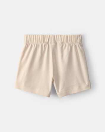 Baby 2-Pack Shorts - Cream/Grey, 