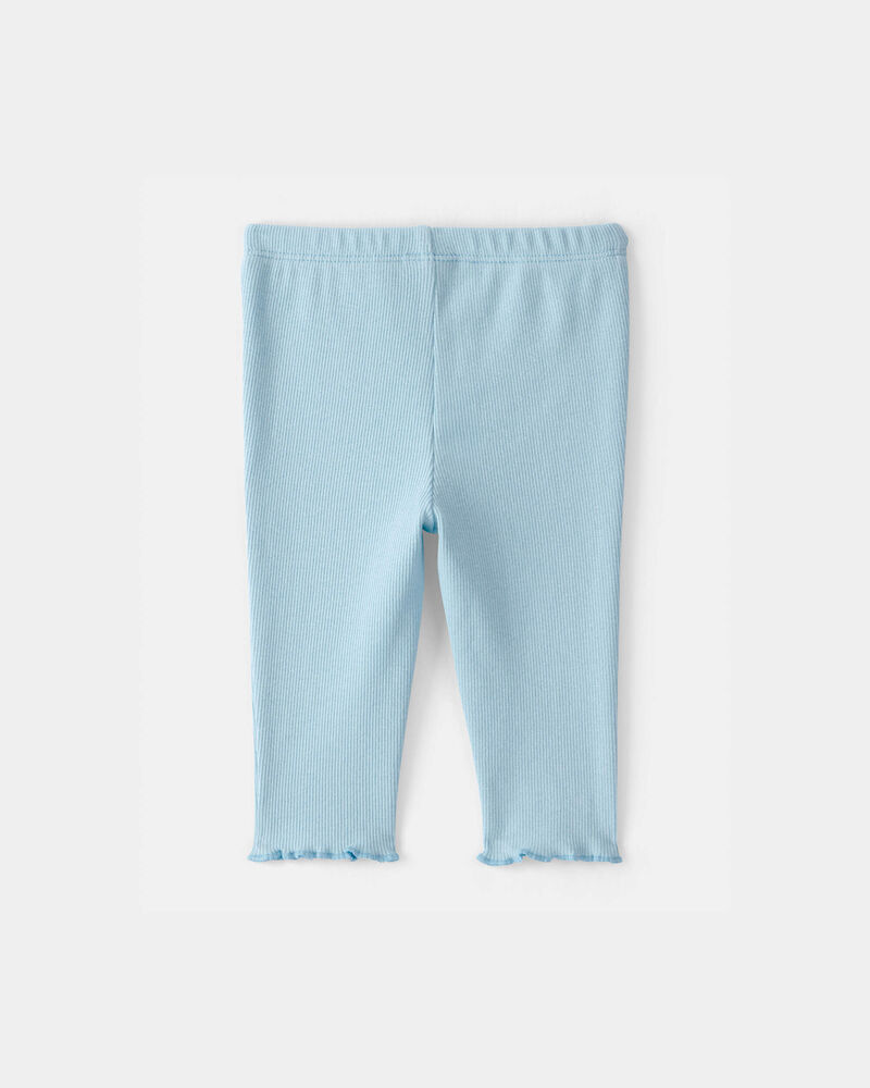 Baby Girl 2-Piece French Terry Pullover & Pant Set - Blue, image 7 of 8 slides