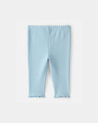 Baby Girl 2-Piece French Terry Pullover & Pant Set - Blue, image 7 of 8 slides