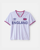 Kids Umbro England Soccer Jersey - White, image 1 of 6 slides