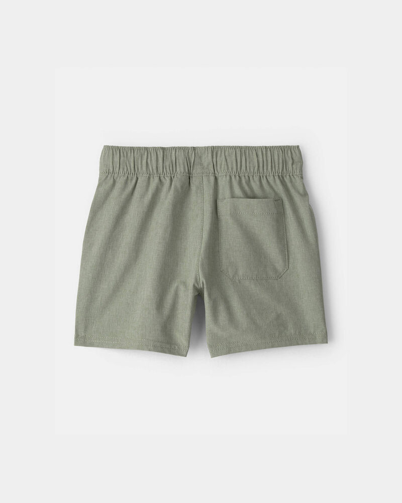 Toddler Boy Woven Pocket Shorts - Green, image 2 of 4 slides