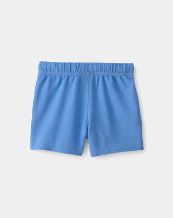 Baby Boy French Terry Shorts - Blue, 
