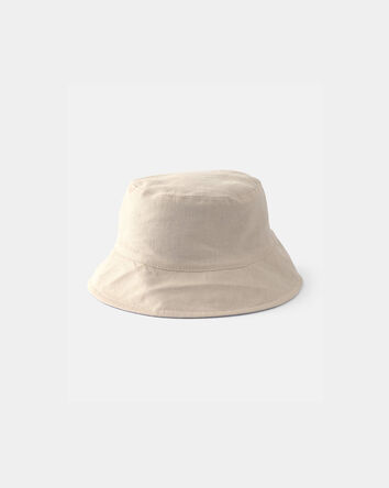 Baby Boy Reversible Bucket Swim Hat - Khaki/Blue, 