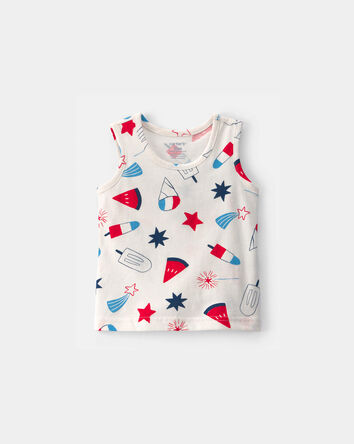Baby Boy Fourth of July Popsicle Tank Top, 