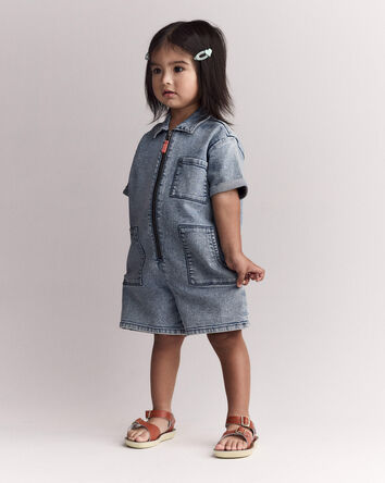 Toddler Girl Day Out&trade; Romper in Denim, 