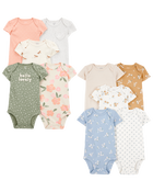Baby 10-Pack Short-Sleeve Bodysuits, image 1 of 16 slides